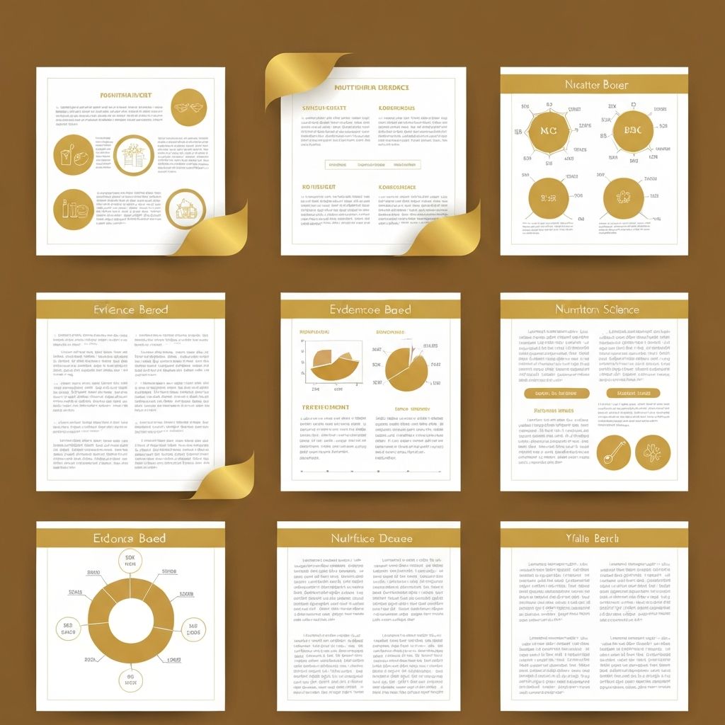 Scientific research documents and evidence-based information